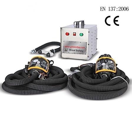 Respirador purificador de aire motorizado para espacios confinados (2 personas) - SOS Shop Online