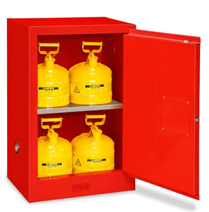 Armoire pour le stockage des aérosols et de la peinture 12 gallons JKBOX rouge