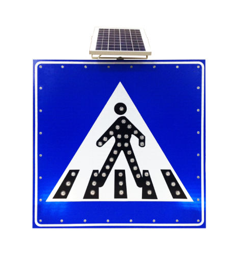 LED Warning Pedestrian Sign