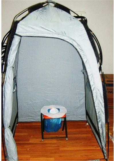 chemical tent PARADISE Portable Tent & Chemical Toilet Set