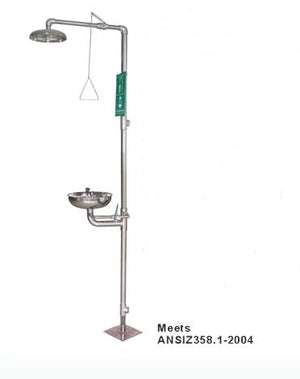Combined Safety Emergency Shower & Eye Wash Station SS120