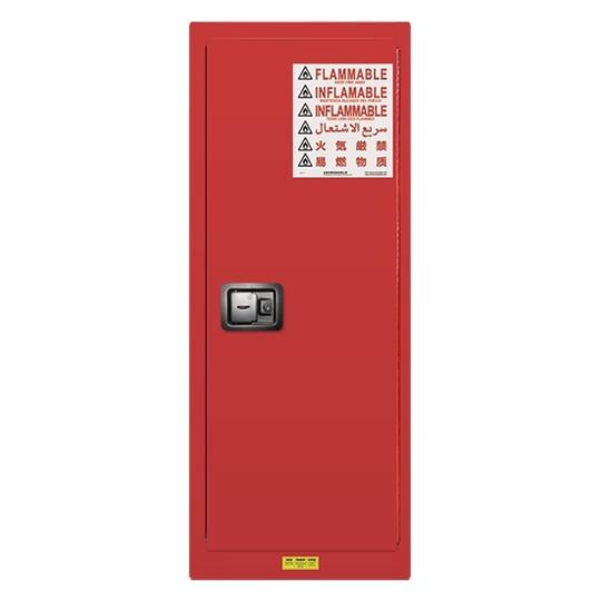 Cabinet for Storing Aerosol Materials and Paint 22 Gallons JKBOX Red