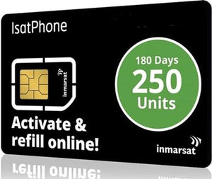 Tarjeta SIM Prepago IsatPhone 250 Unidades