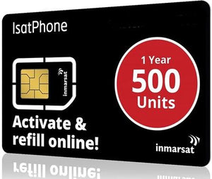 Tarjeta SIM Prepago IsatPhone 500 Unidades