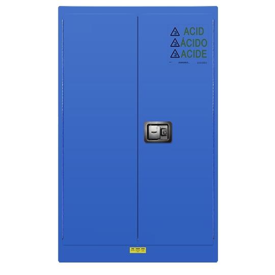 Cabinet for Storing Corrosive Materials 60 Gallons JKBOX Blue