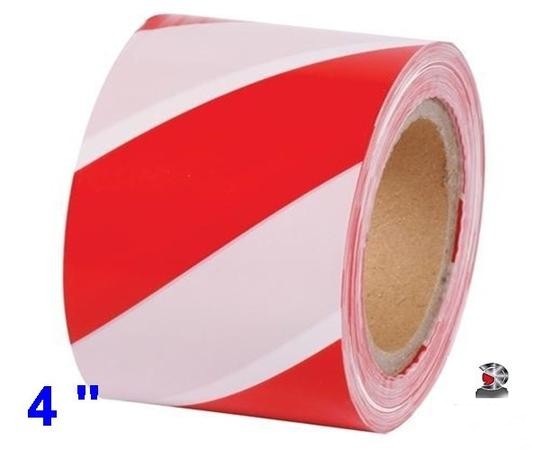 Red and White Marking Tape RD-4 (6 Rolls)