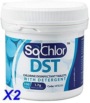 Tabletas de desinfección de detergente SoChlor DST