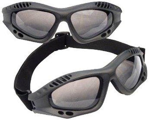 Taktische Schutzbrille mit Kopfgurt