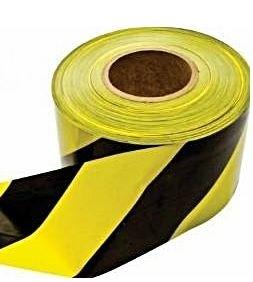 Yellow and Black Marking Tape (6 rolls)