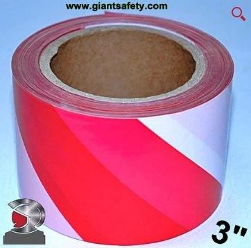 Red and White Marking Tape RD-3 (6 Rolls)