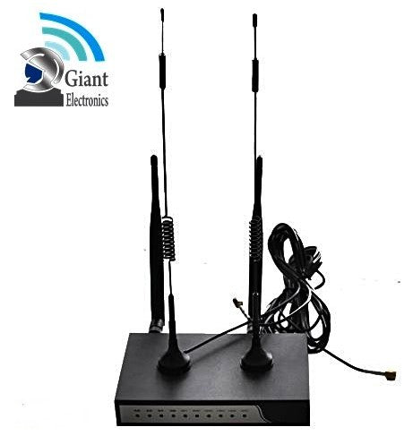 H60 LTE Industrial Cellular Router Includes External Antennas