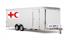 Trailer for transporting medical equipment CIL1070