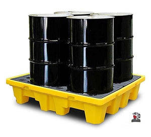 UNIPLAST 400 Spill Containment Palette für 4 Fässer